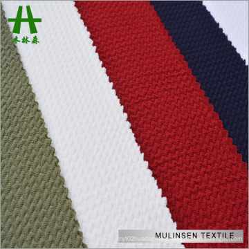 Mulinsen Textile Manufacturer Plain Dyed Polyester Jacquard Bullet Fabric Knit